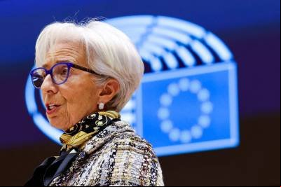 BCE eleva taxa de juros da zona do euro em 0,75 pela primeira vez desde 1999